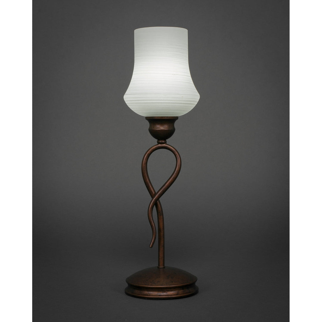 Toltec Lighting 35-BRZ-681  Leaf Lamp Bronze