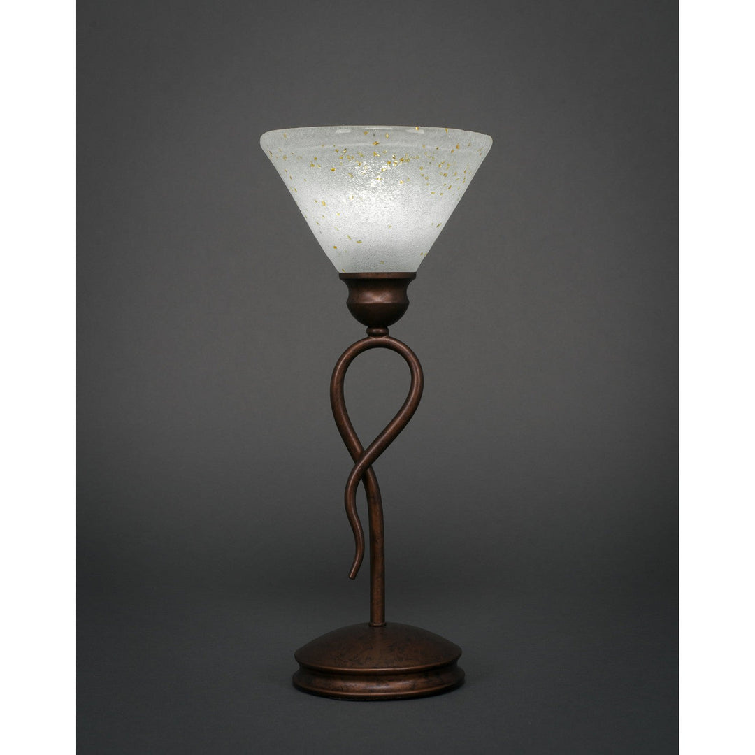 Toltec Lighting 35-BRZ-7145  Leaf Lamp Bronze