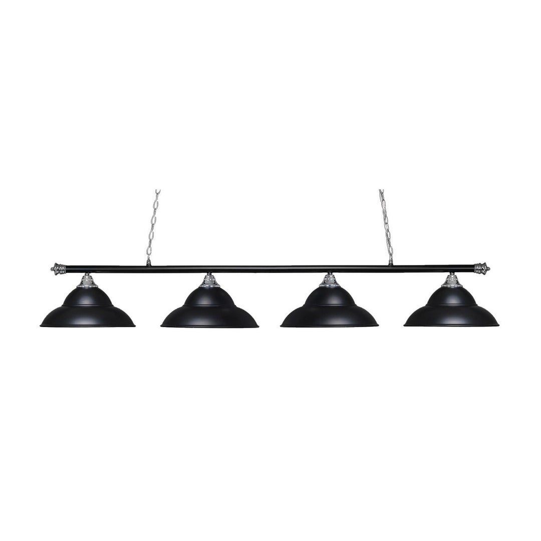 Toltec Oxford 374-chmb-429-mb Pendant Light - Chrome & Matte Black