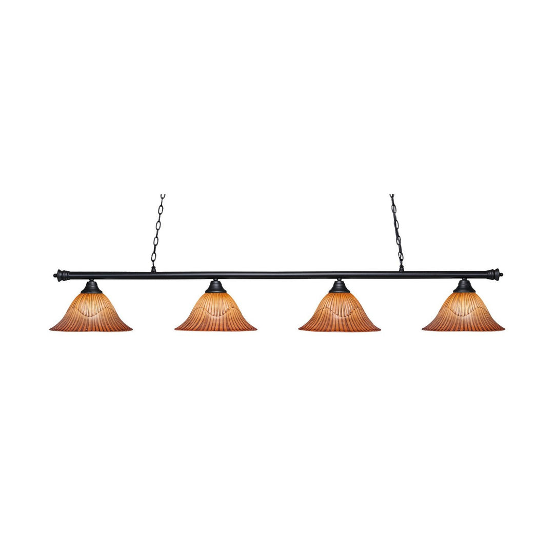 Toltec Oxford 374-mb-58319 Pendant Light - Matte Black