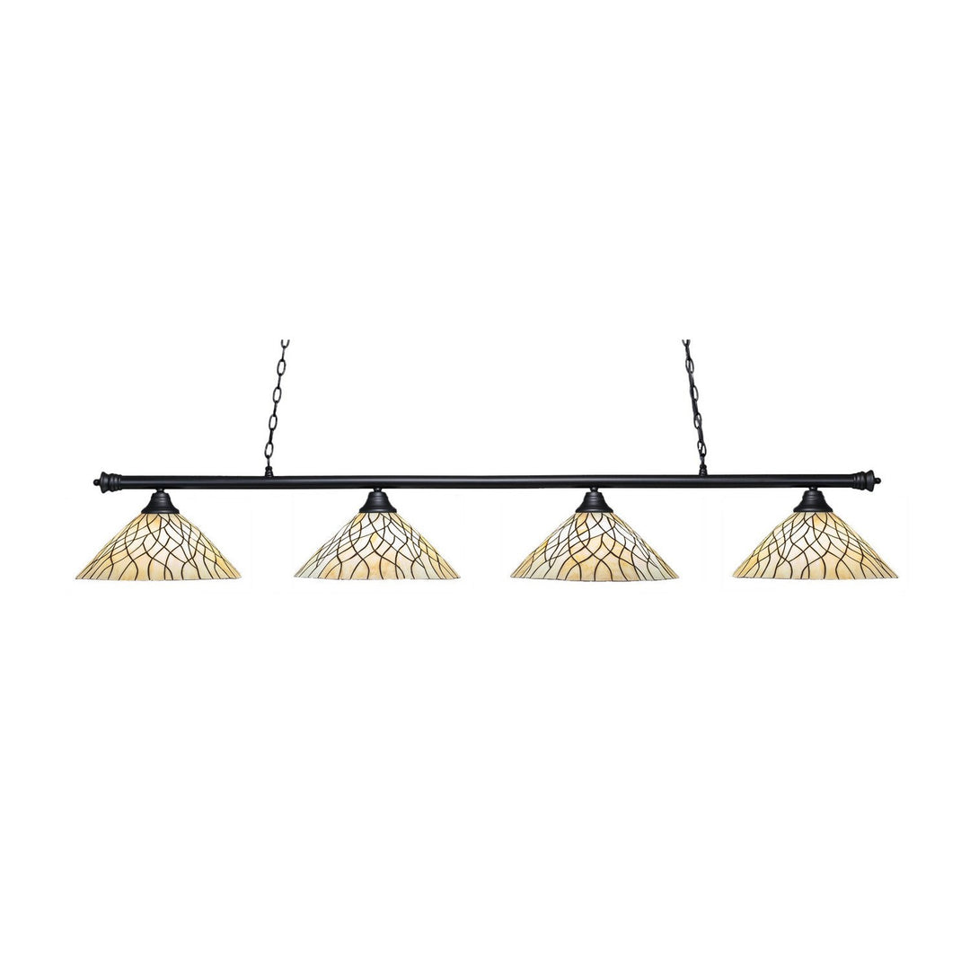 Toltec Oxford 374-mb-911 Pendant Light - Matte Black