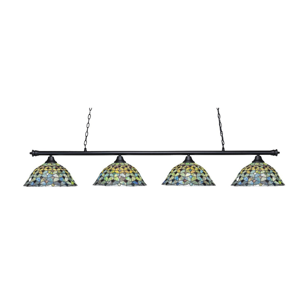 Toltec Oxford 374-mb-996 Pendant Light - Matte Black