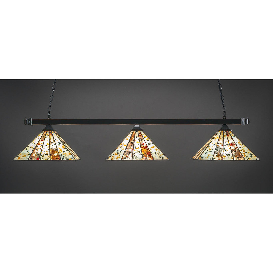 Toltec Square 403-bc-956 Pendant Light - Black Copper