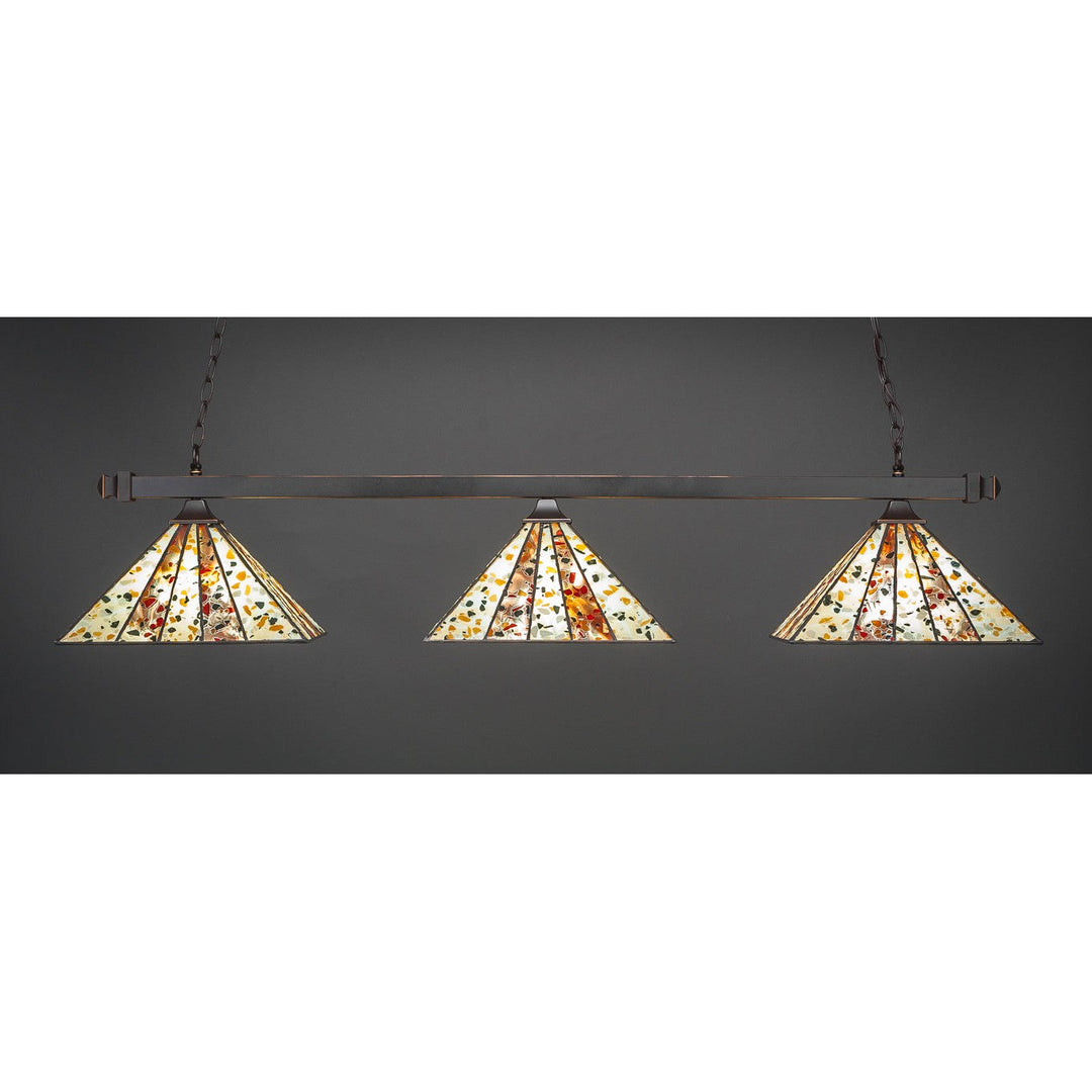 Toltec Square 403-dg-956 Pendant Light - Dark Granite