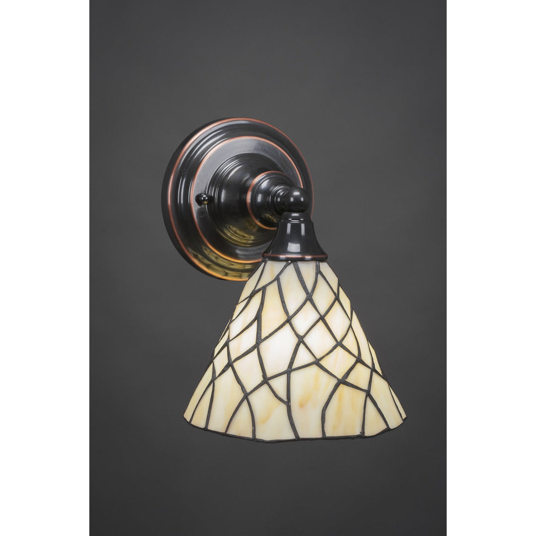 Toltec Any 40-bc-9115 Wall Sconce Light - Black Copper