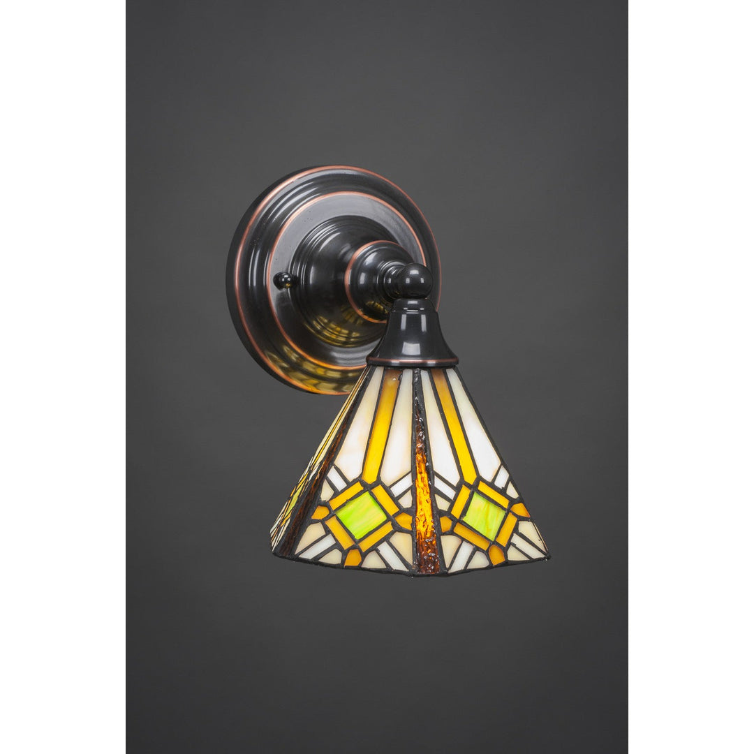 Toltec Any 40-bc-9615 Wall Sconce Light - Black Copper