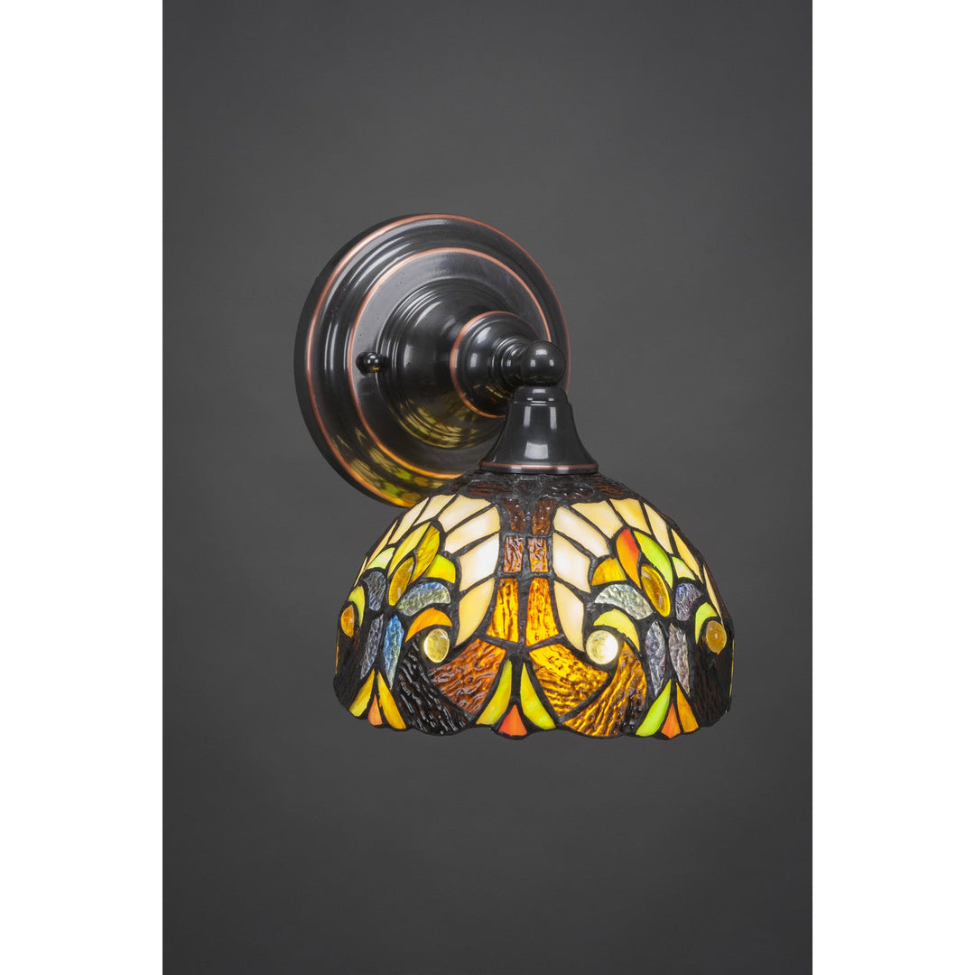 Toltec Any 40-bc-9945 Wall Sconce Light - Black Copper