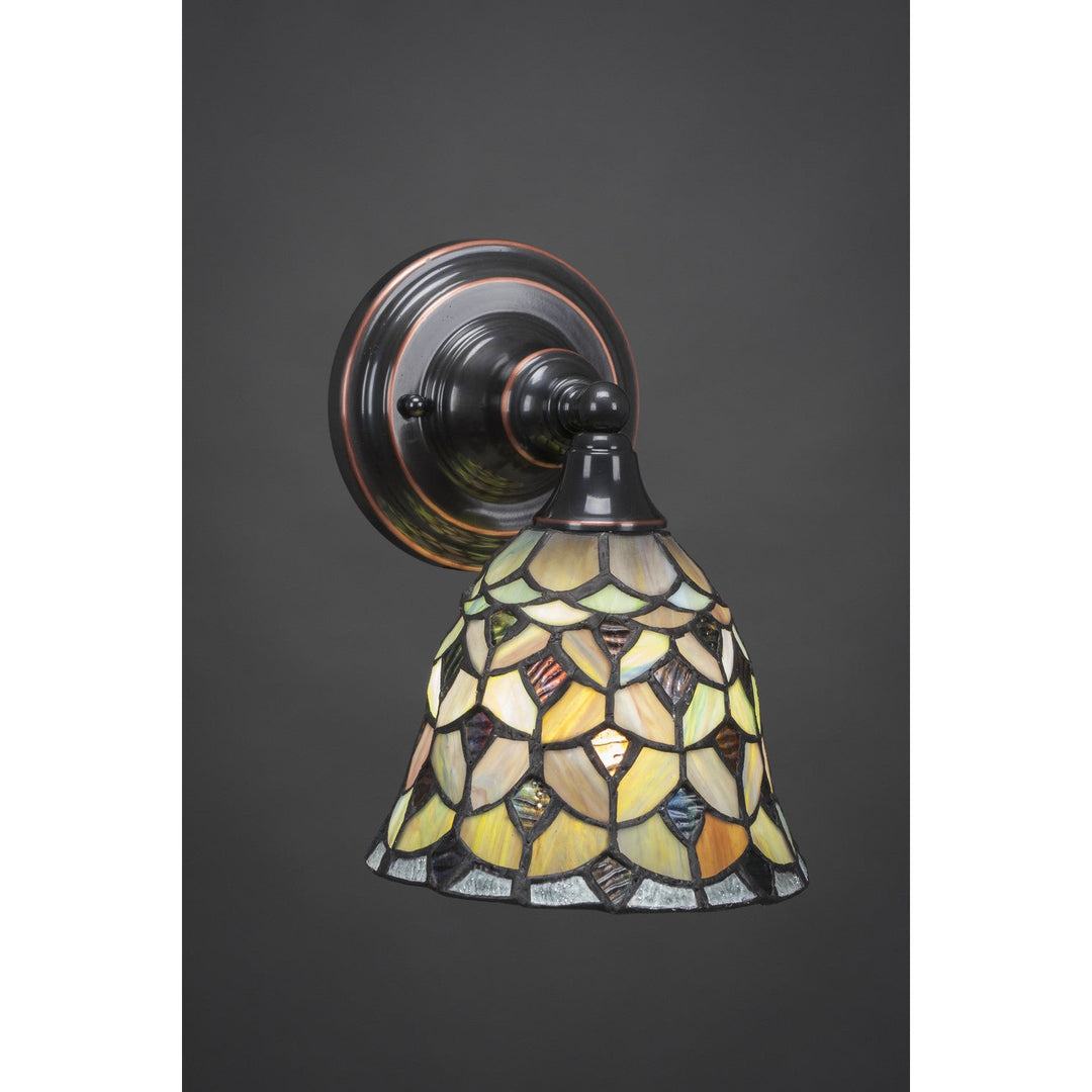 Toltec Any 40-bc-9965 Wall Sconce Light - Black Copper