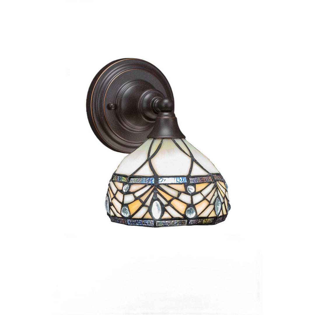 Toltec Any 40-dg-9485 Wall Sconce Light - Dark Granite