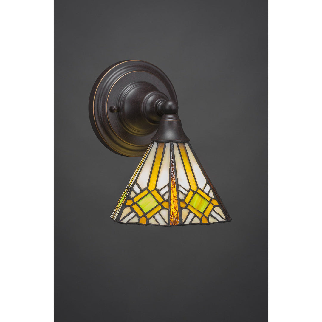 Toltec Any 40-dg-9615 Wall Sconce Light - Dark Granite