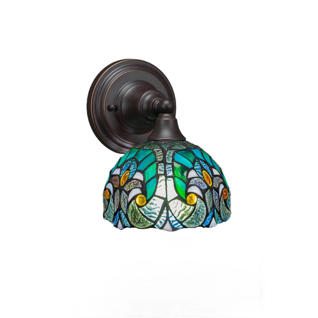 Toltec Any 40-dg-9925 Wall Sconce Light - Dark Granite