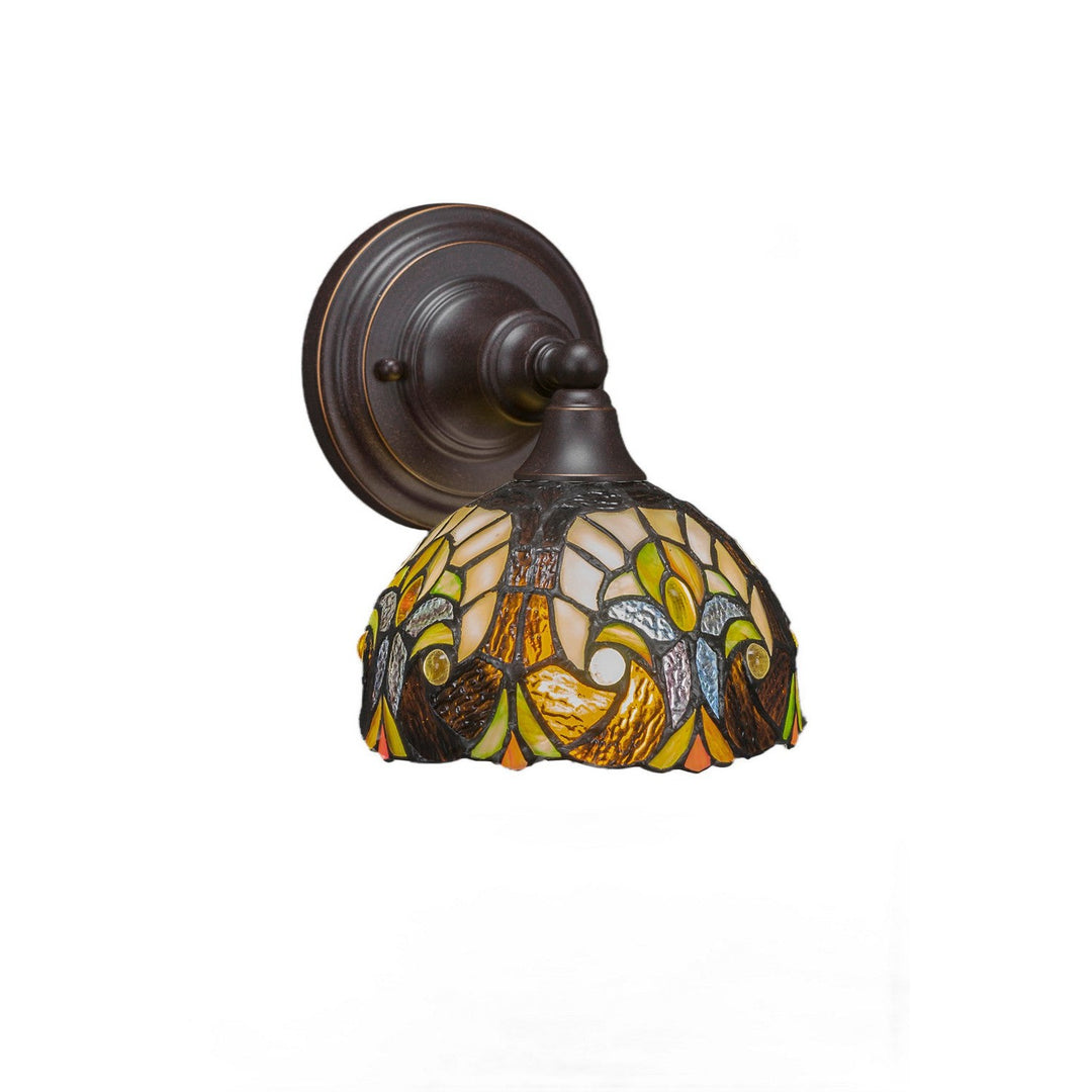 Toltec Any 40-dg-9945 Wall Sconce Light - Dark Granite