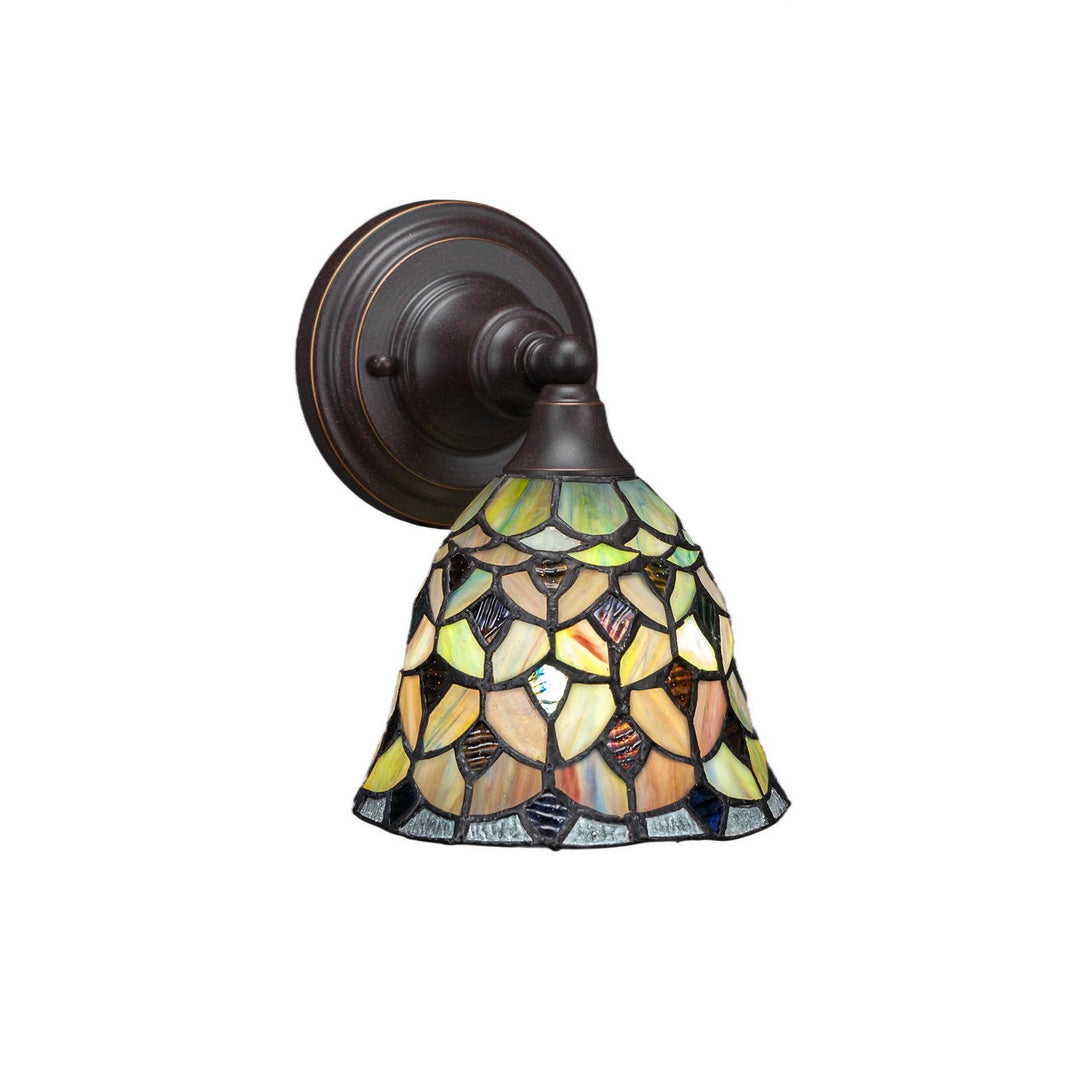 Toltec Any 40-dg-9965 Wall Sconce Light - Dark Granite