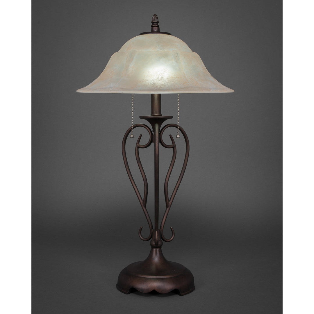 Toltec Lighting 42-BRZ-53613  Olde Iron Lamp Bronze