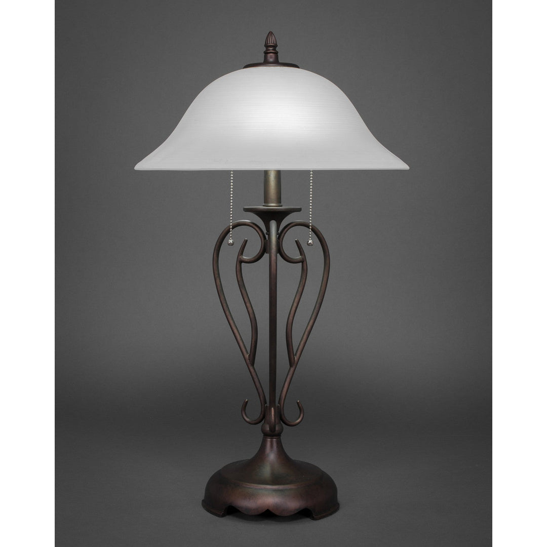 Toltec Lighting 42-BRZ-612  Olde Iron Lamp Bronze