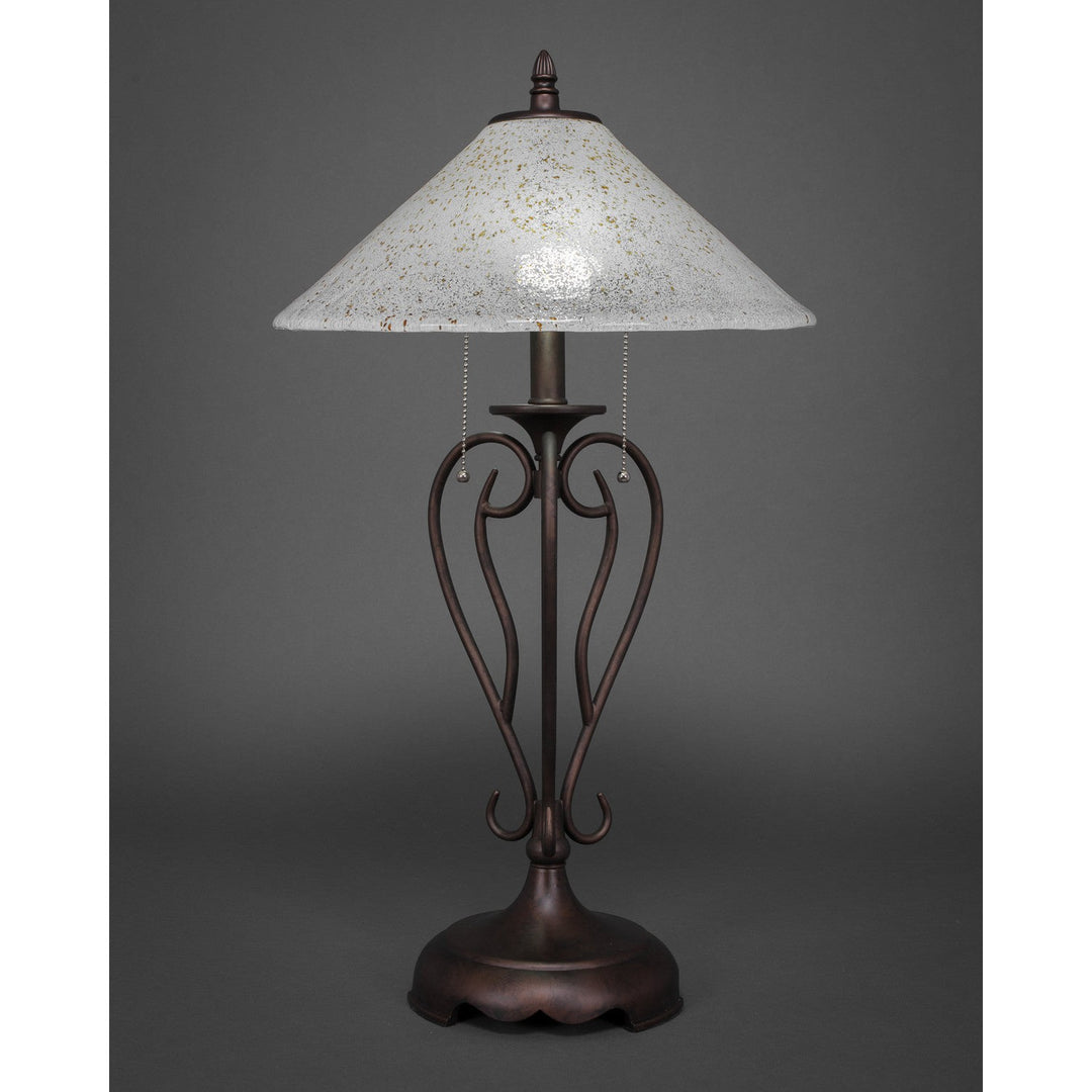 Toltec Lighting 42-BRZ-714  Olde Iron Lamp Bronze