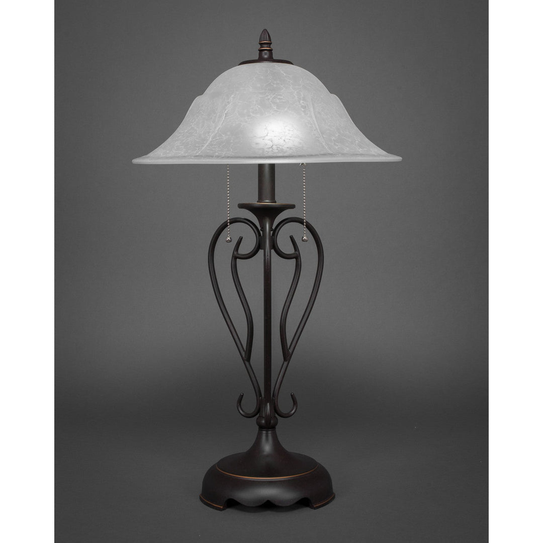 Toltec Lighting 42-DG-53615  Olde Iron Lamp Dark Granite