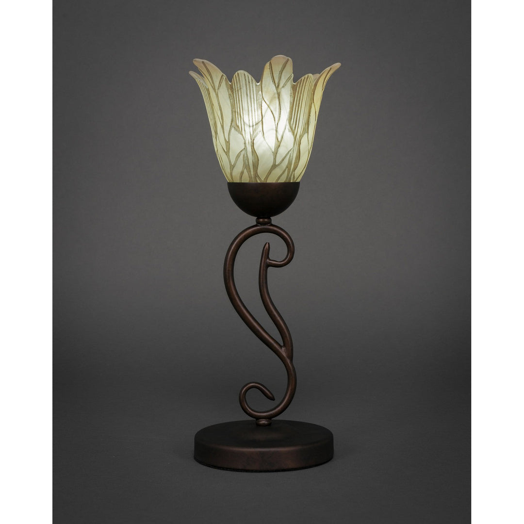 Toltec Lighting 44-BRZ-1025  Olde Iron Lamp Bronze