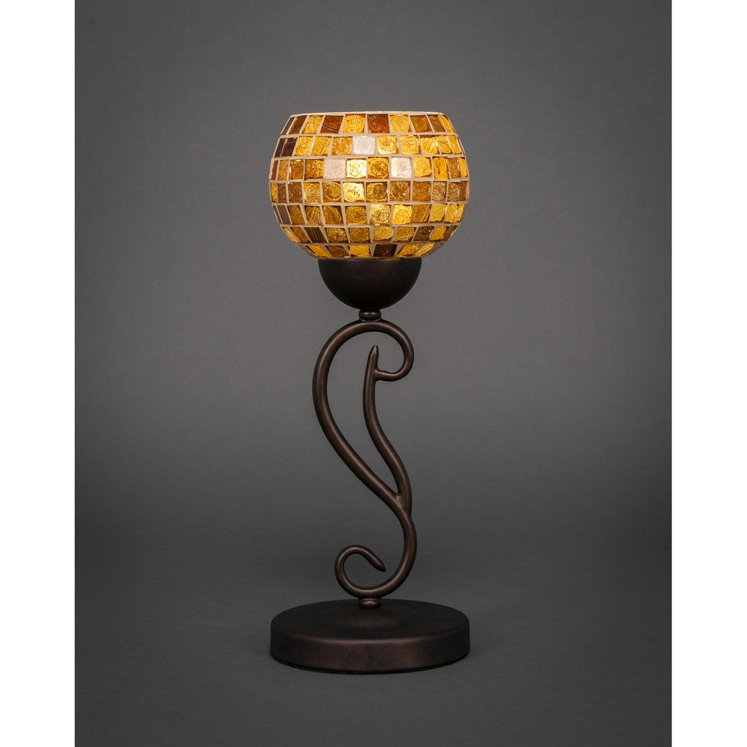Toltec Lighting 44-BRZ-402  Olde Iron Lamp Bronze