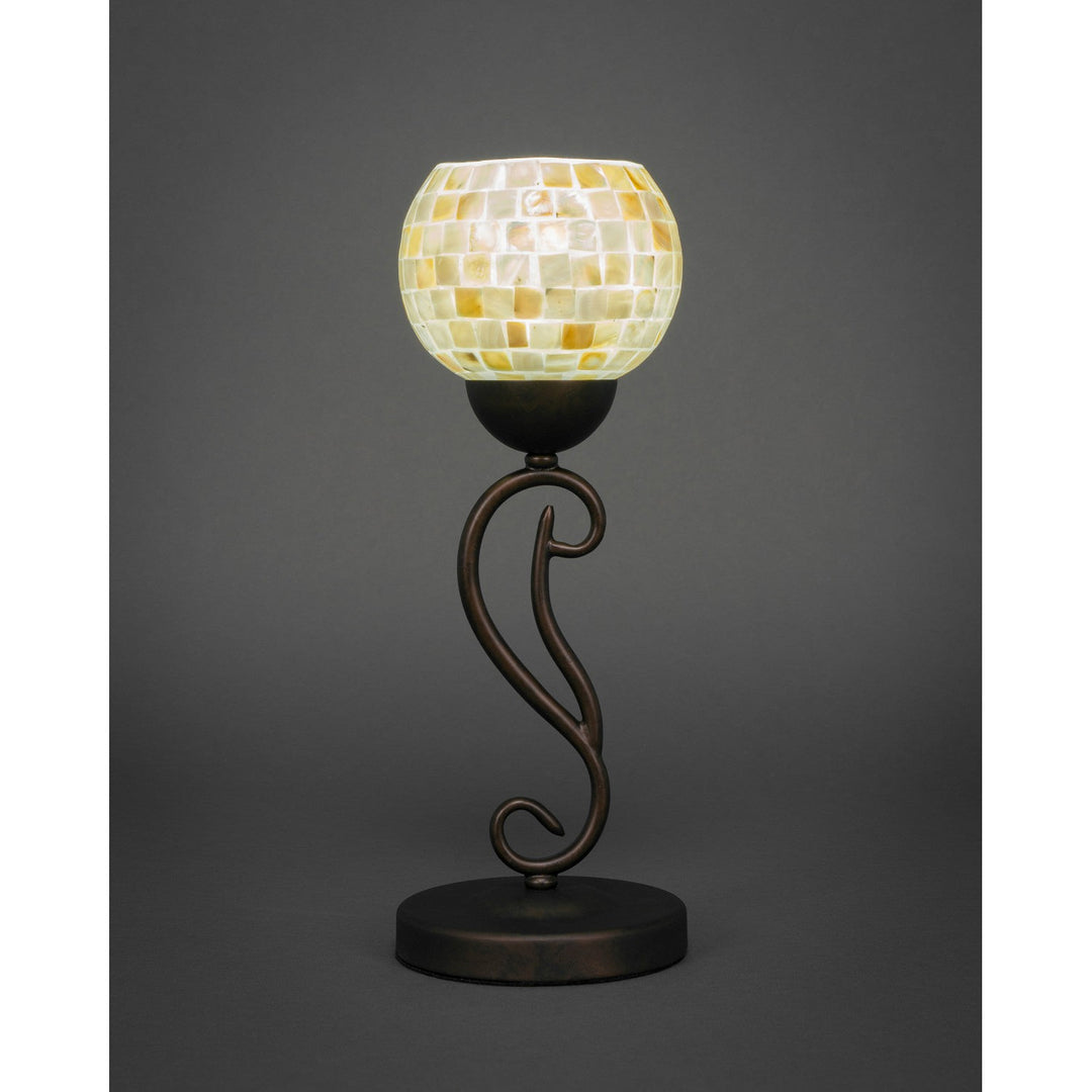 Toltec Lighting 44-BRZ-405  Olde Iron Lamp Bronze