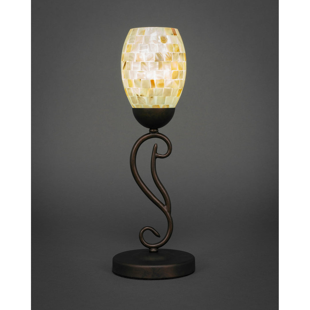 Toltec Lighting 44-BRZ-406  Olde Iron Lamp Bronze