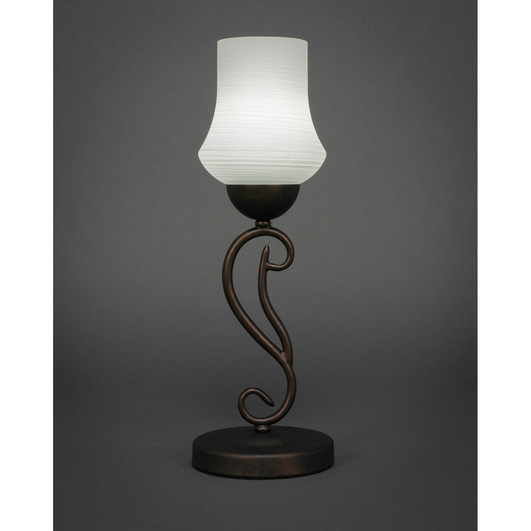 Toltec Lighting 44-BRZ-681  Olde Iron Lamp Bronze