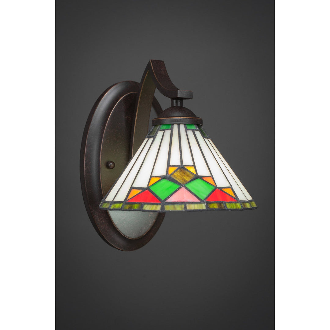 Toltec Zilo 551-dg-9375 Wall Sconce Light - Dark Granite