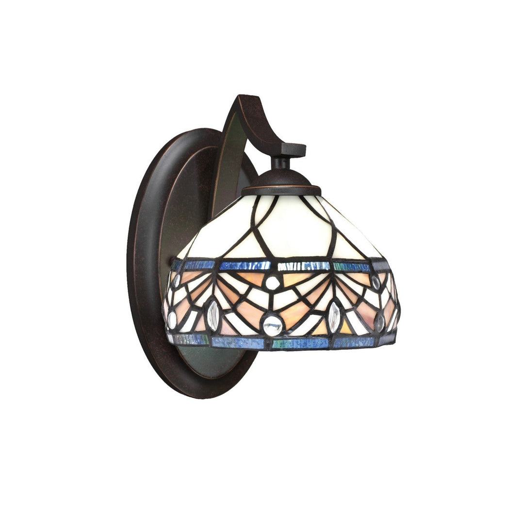 Toltec Zilo 551-dg-9485 Wall Sconce Light - Dark Granite