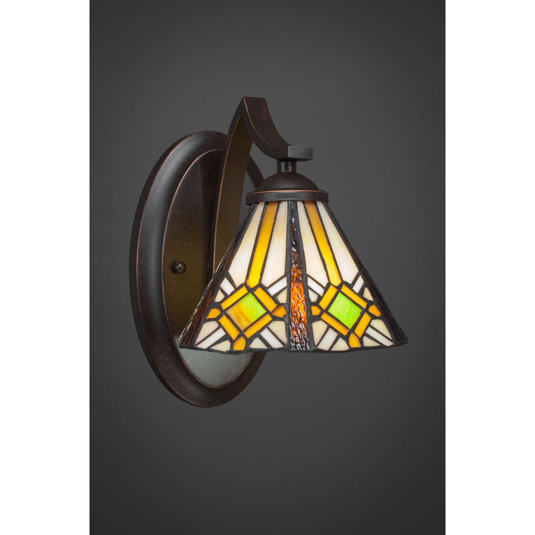 Toltec Zilo 551-dg-9615 Wall Sconce Light - Dark Granite