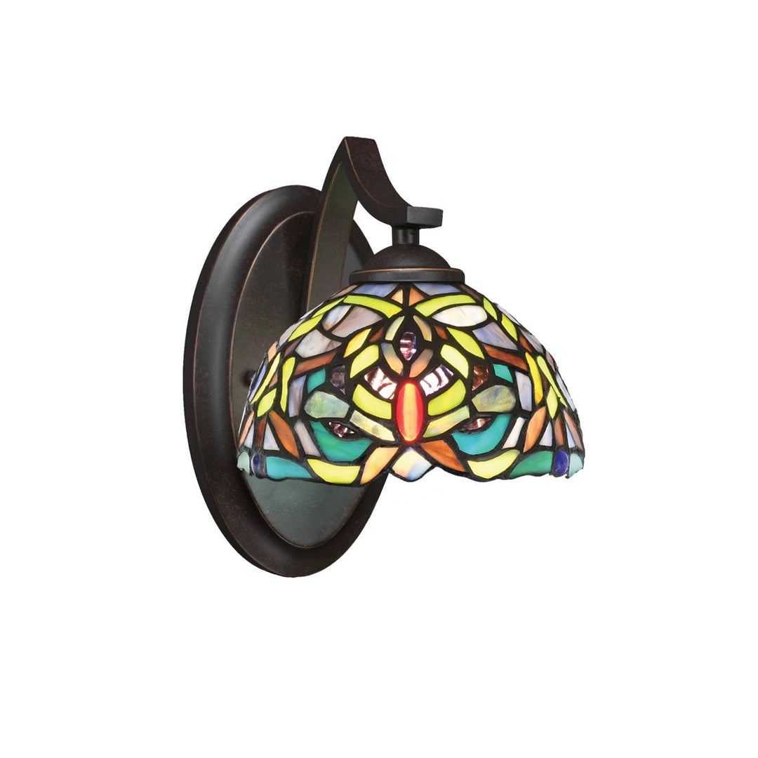 Toltec Zilo 551-dg-9905 Wall Sconce Light - Dark Granite