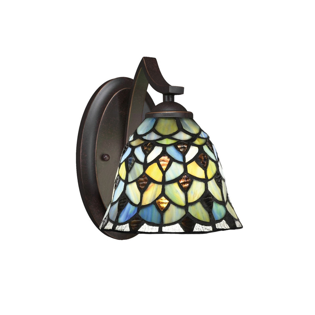Toltec Zilo 551-dg-9965 Wall Sconce Light - Dark Granite