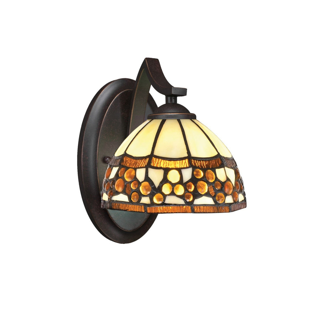 Toltec Zilo 551-dg-9975 Wall Sconce Light - Dark Granite