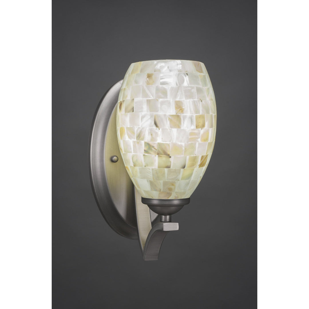 Toltec Zilo 551-gp-406 Wall Sconce Light - Graphite