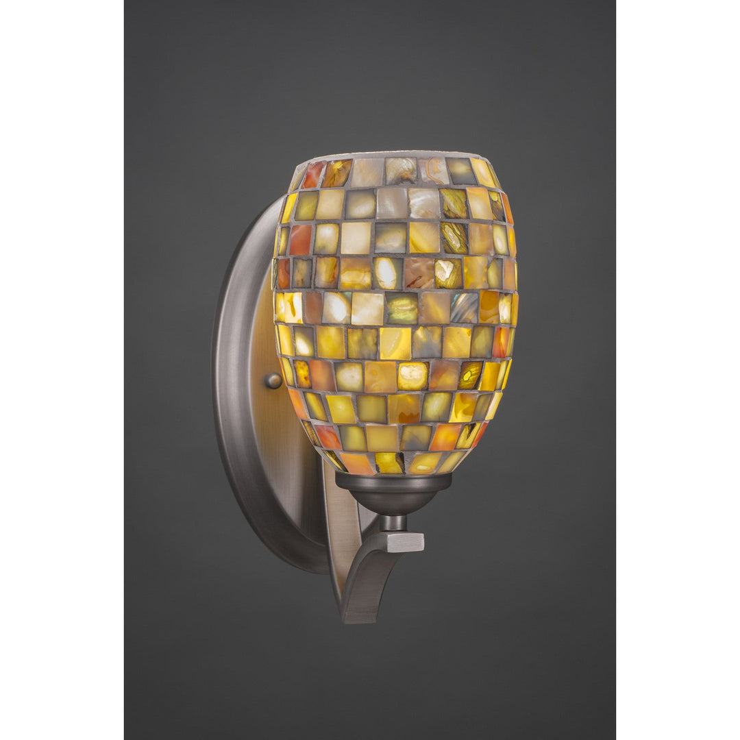 Toltec Zilo 551-gp-408 Wall Sconce Light - Graphite