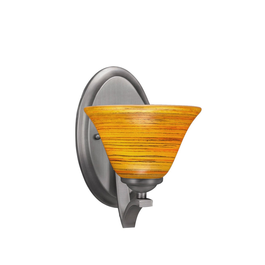 Toltec Zilo 551-gp-454 Wall Sconce Light - Graphite