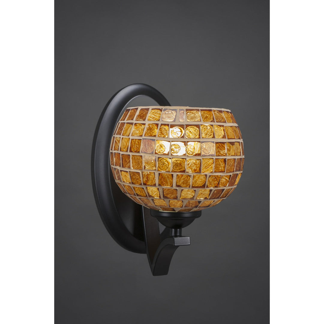 Toltec Zilo 551-mb-402 Wall Sconce Light - Matte Black