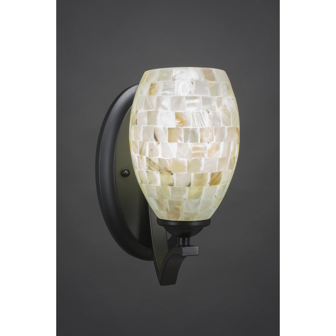 Toltec Zilo 551-mb-406 Wall Sconce Light - Matte Black