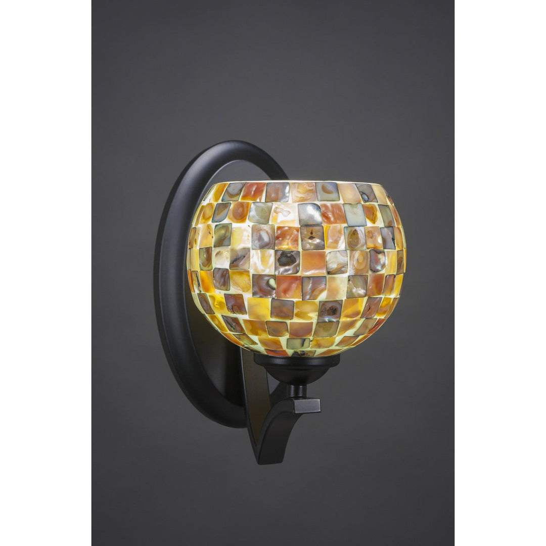 Toltec Zilo 551-mb-407 Wall Sconce Light - Matte Black