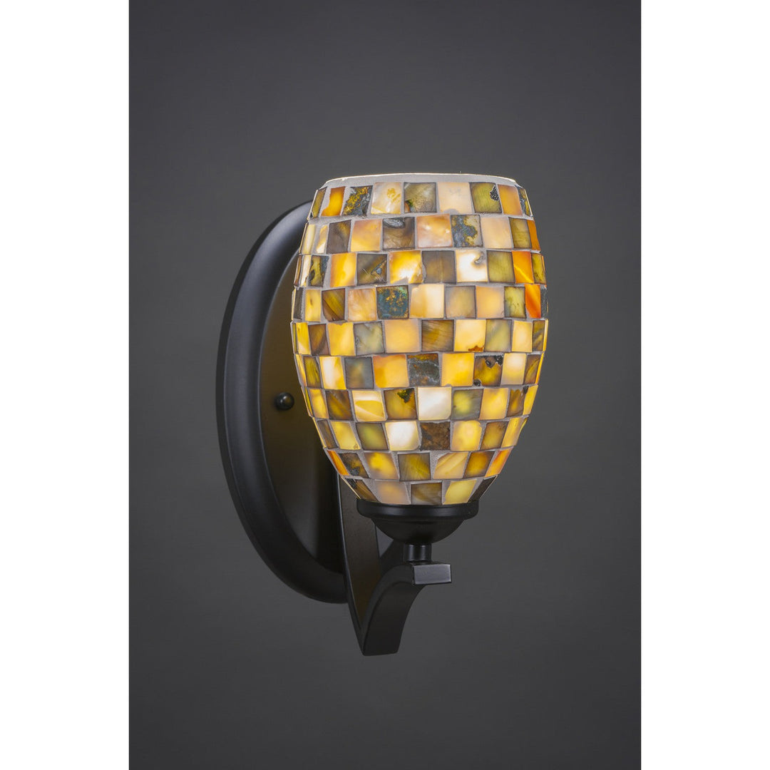 Toltec Zilo 551-mb-408 Wall Sconce Light - Matte Black