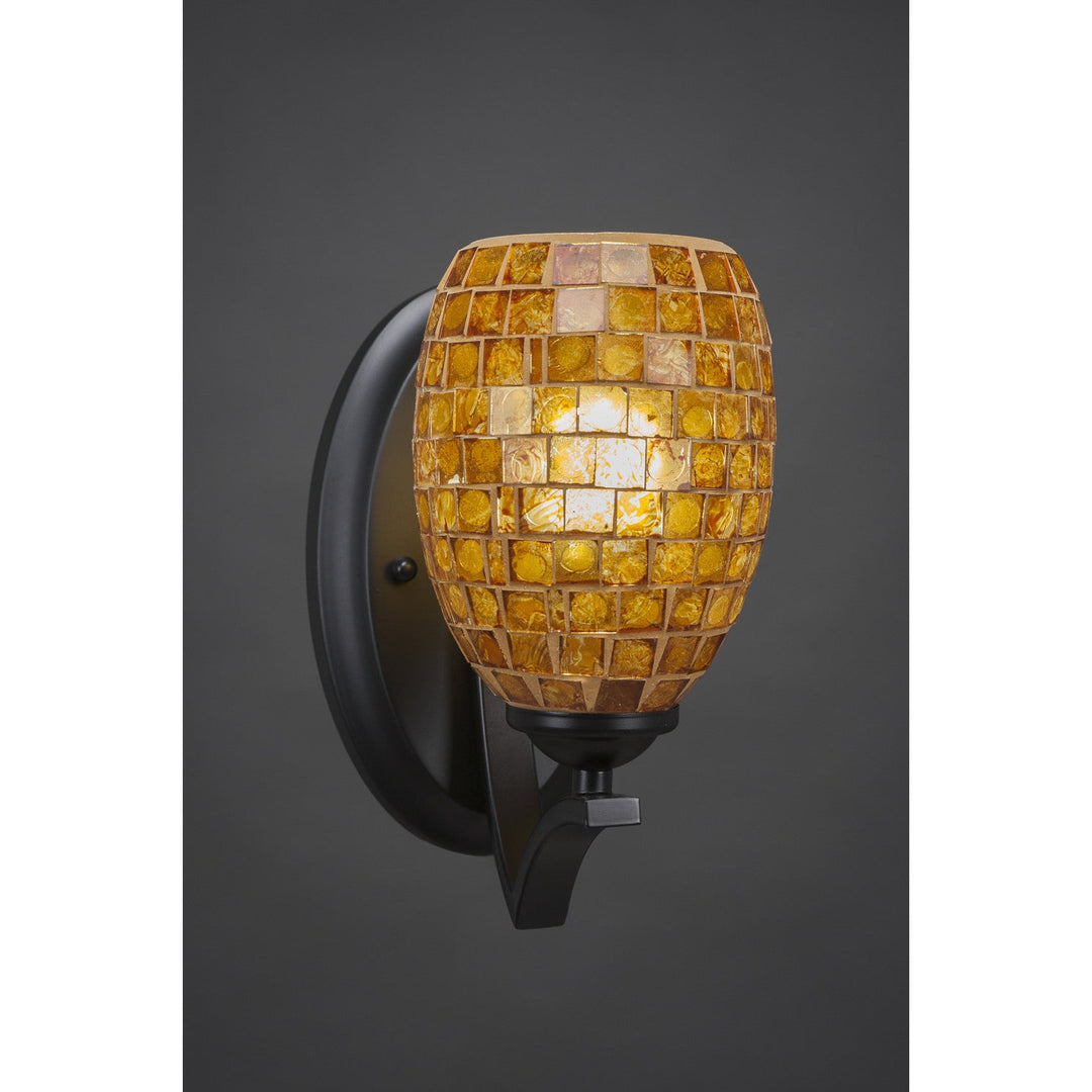 Toltec Zilo 551-mb-409 Wall Sconce Light - Matte Black