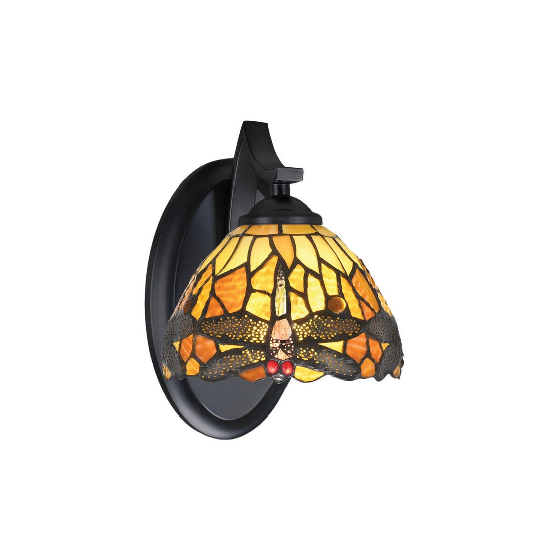 Toltec Zilo 551-mb-9465 Wall Sconce Light - Matte Black