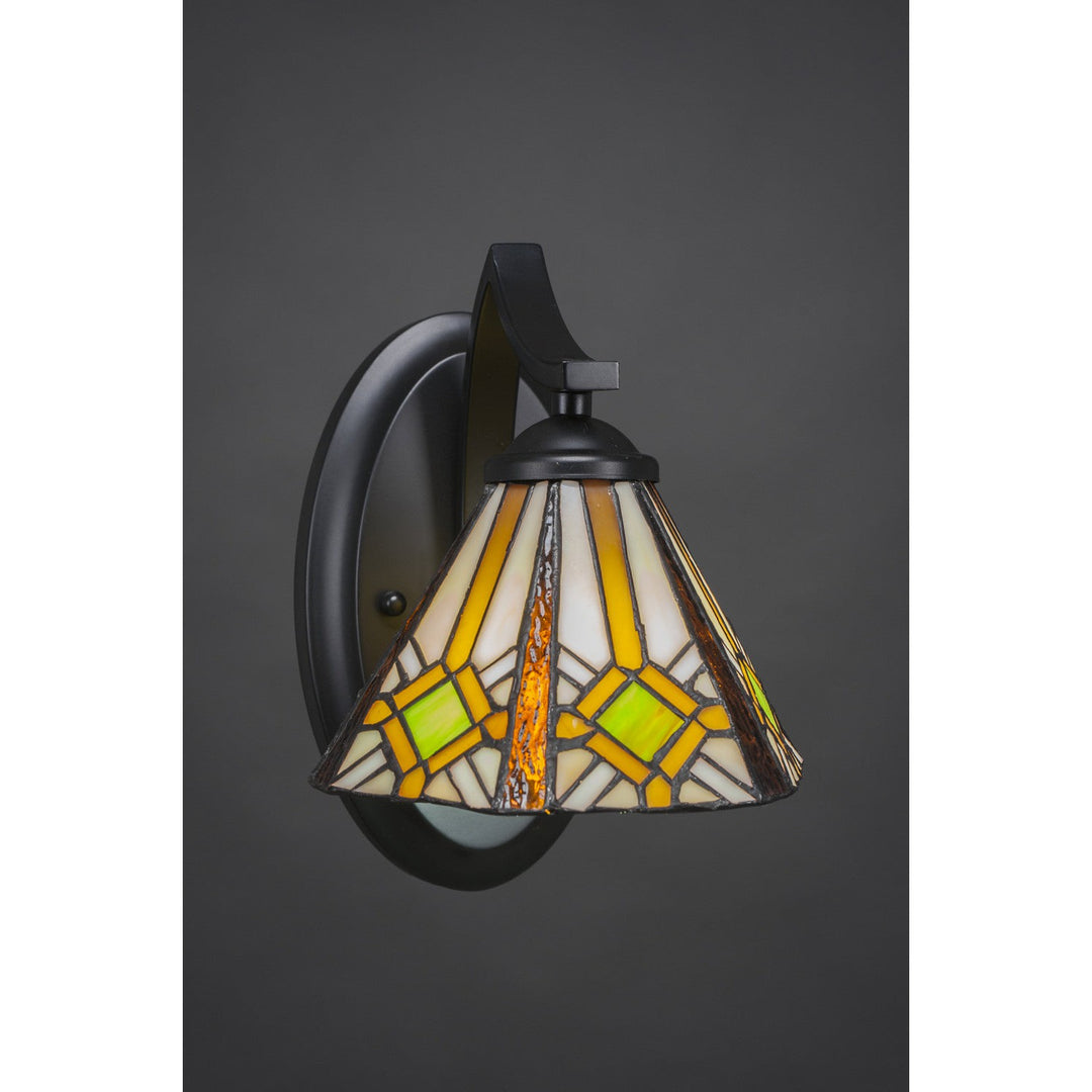 Toltec Zilo 551-mb-9615 Wall Sconce Light - Matte Black