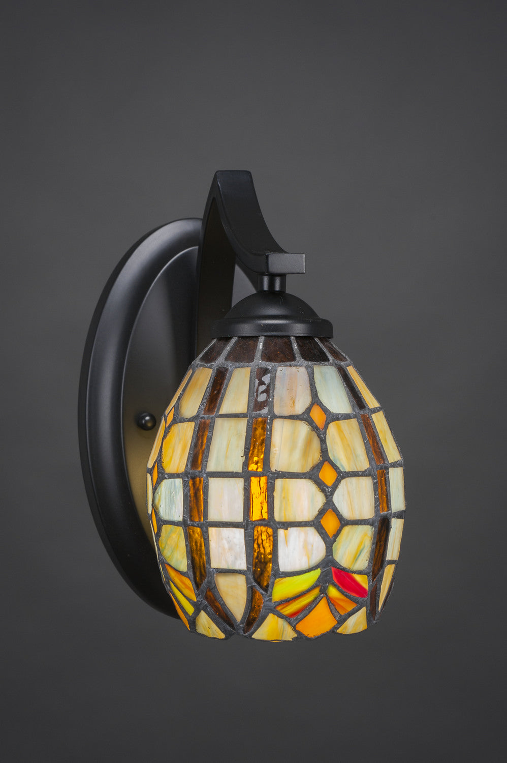 Toltec Zilo 551-MB-9871 Wall Sconce Light - Matte Black