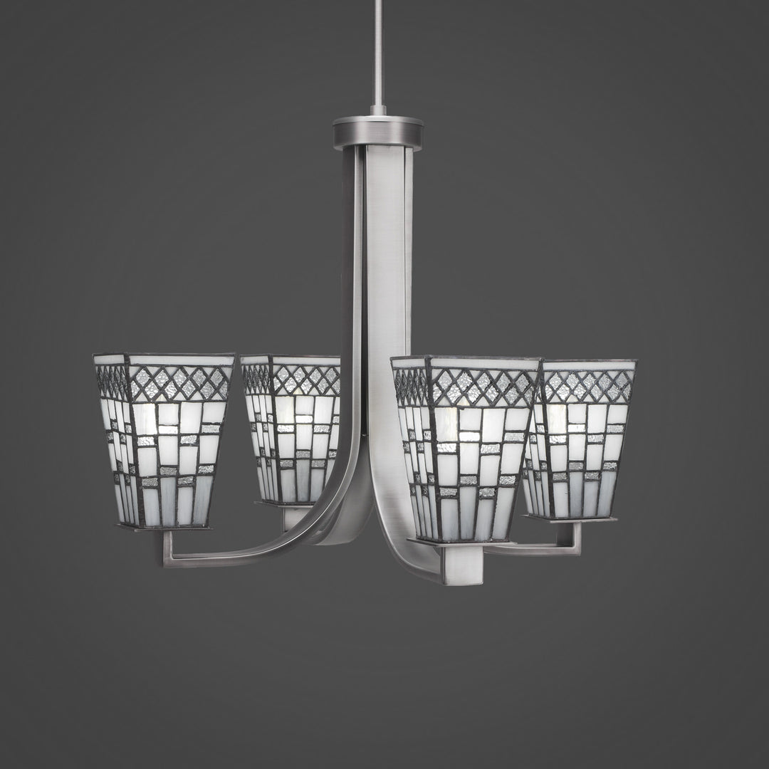 Toltec Apollo 574-gp-9104 Chandelier Light - Graphite
