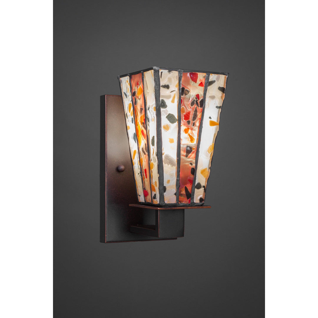 Toltec Apollo 581-dg-9564 Wall Sconce Light - Dark Granite