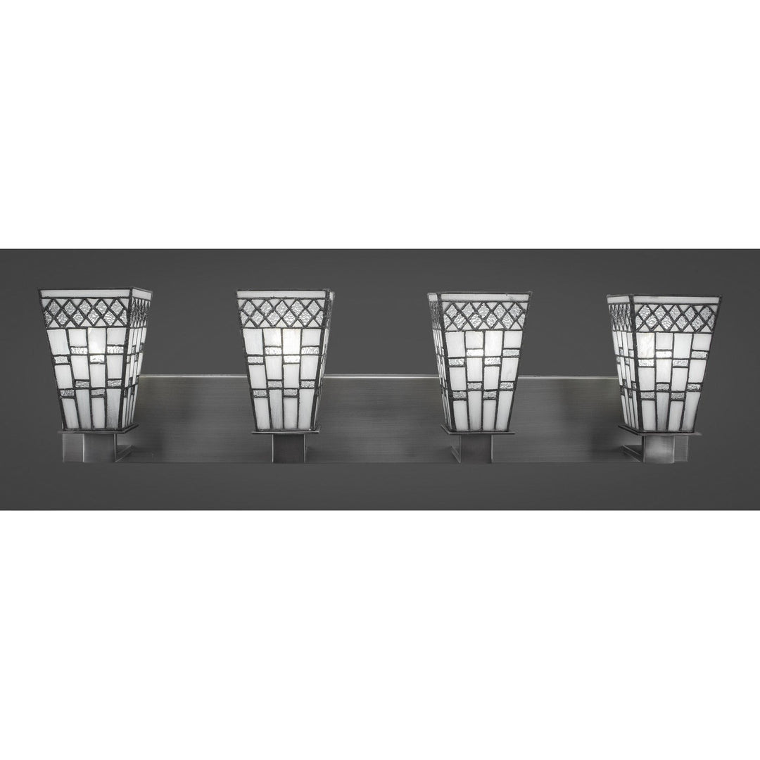 Toltec Apollo 584-gp-9104 Bath Vanity Light 33 in. wide - Graphite