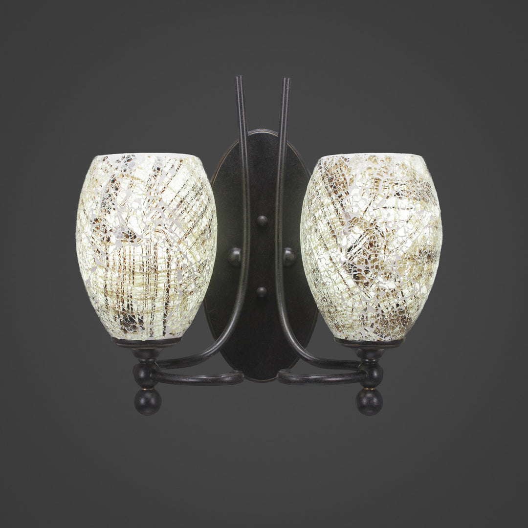 Toltec Capri 590-dg-5054 Wall Sconce Light - Dark Granite
