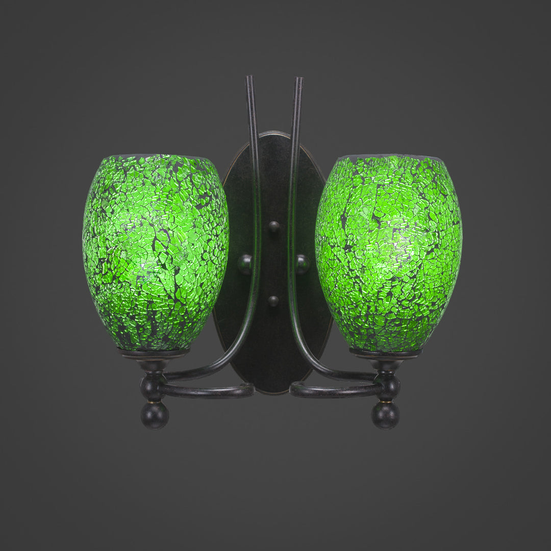 Toltec Capri 590-dg-5057 Wall Sconce Light - Dark Granite