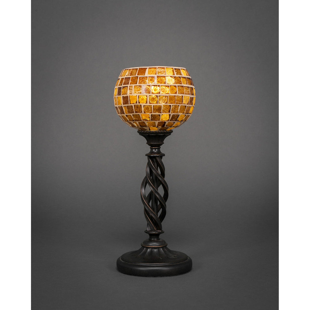 Toltec Lighting 61-DG-402  Elegant Lamp Dark Granite