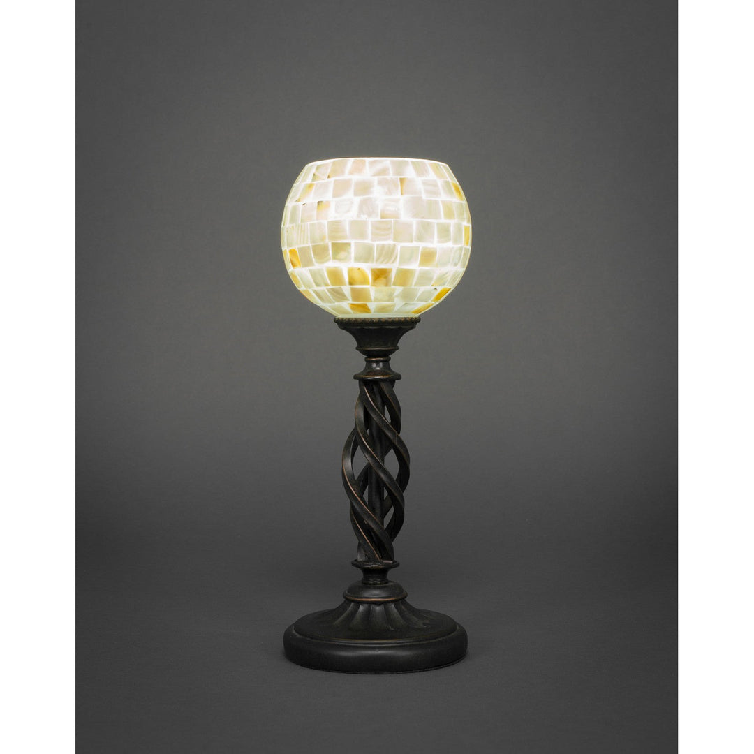 Toltec Lighting 61-DG-405  Eleganté Lamp Dark Granite